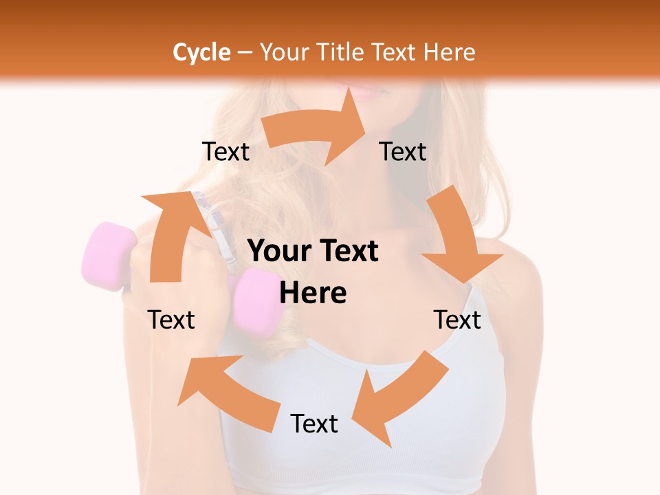 Woman Cauca Ian Exerci E PowerPoint Template