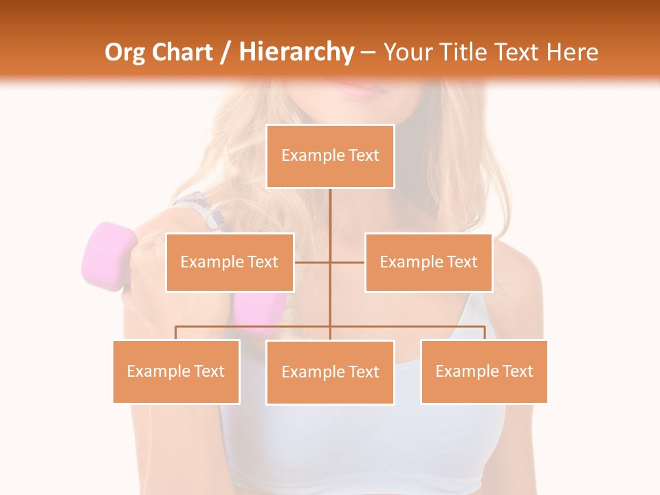 Woman Cauca Ian Exerci E PowerPoint Template