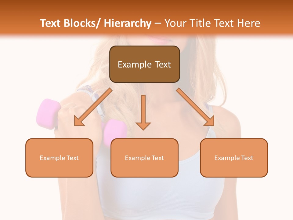 Woman Cauca Ian Exerci E PowerPoint Template