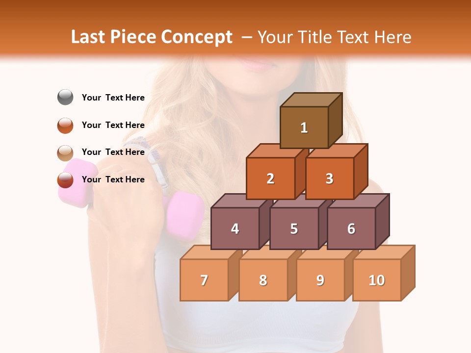 Woman Cauca Ian Exerci E PowerPoint Template