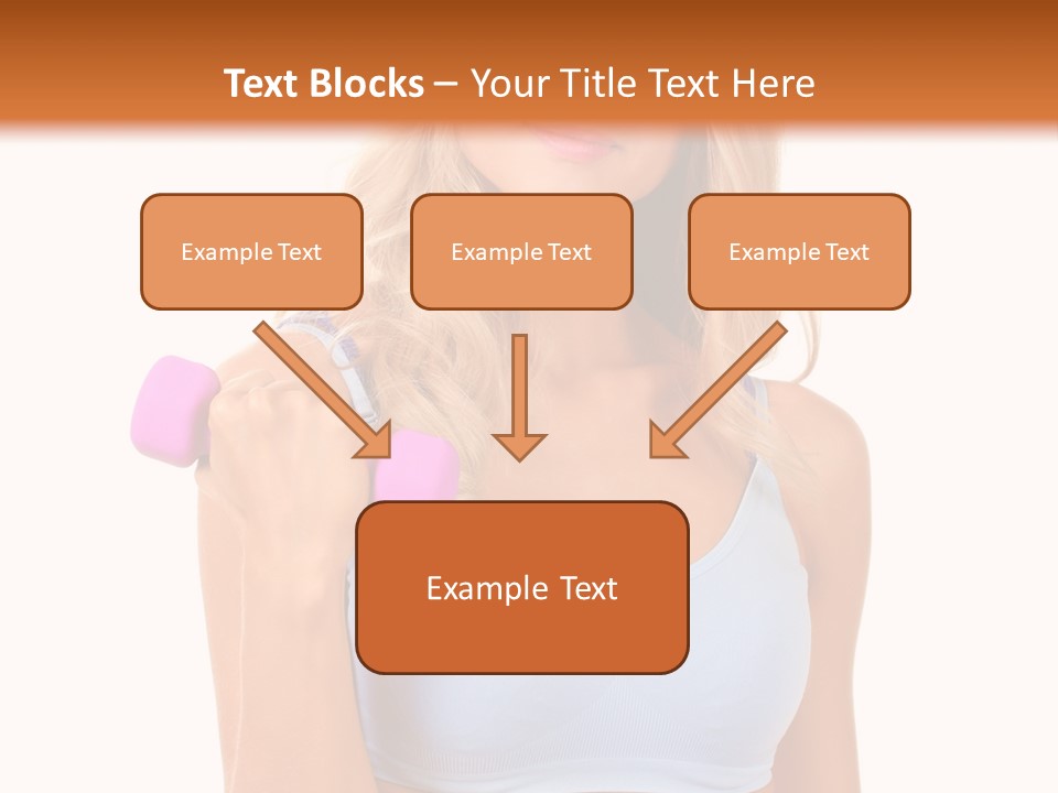 Woman Cauca Ian Exerci E PowerPoint Template