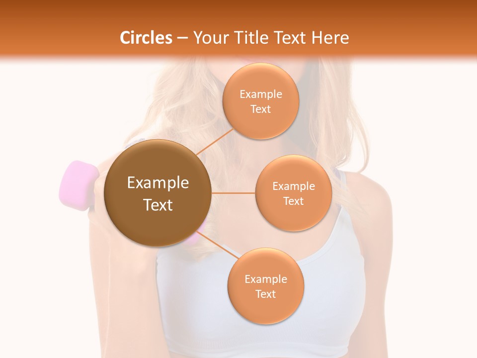 Woman Cauca Ian Exerci E PowerPoint Template