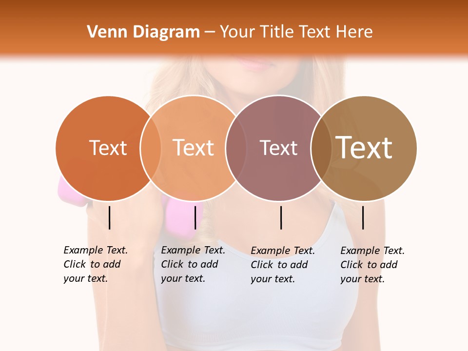 Woman Cauca Ian Exerci E PowerPoint Template