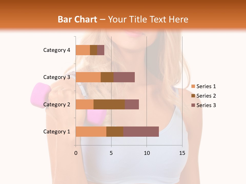 Woman Cauca Ian Exerci E PowerPoint Template