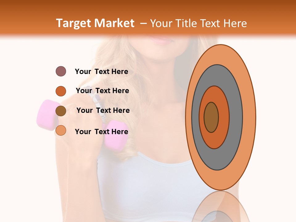 Woman Cauca Ian Exerci E PowerPoint Template