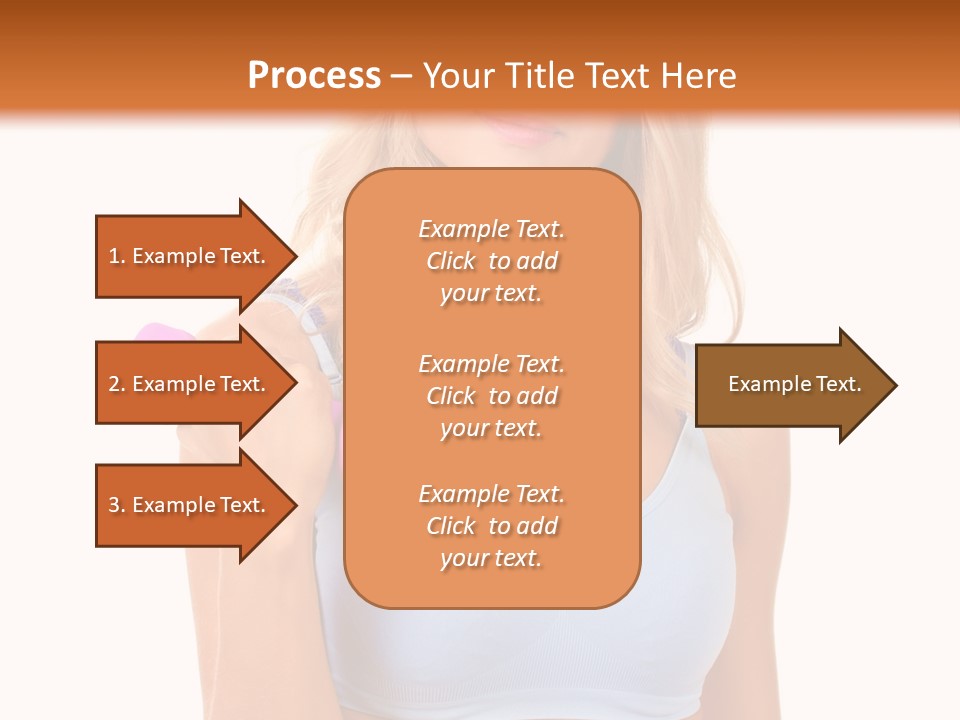 Woman Cauca Ian Exerci E PowerPoint Template
