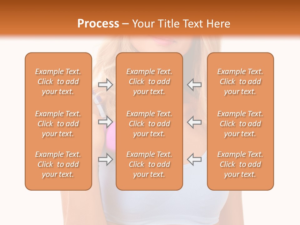 Woman Cauca Ian Exerci E PowerPoint Template