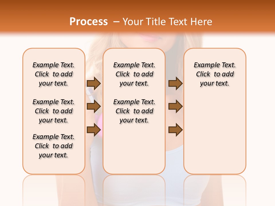 Woman Cauca Ian Exerci E PowerPoint Template