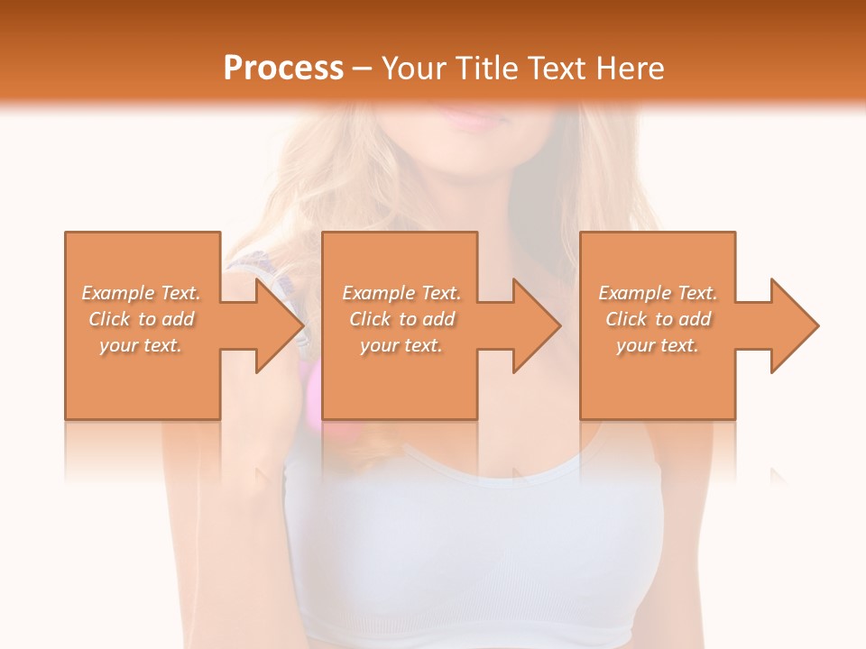 Woman Cauca Ian Exerci E PowerPoint Template