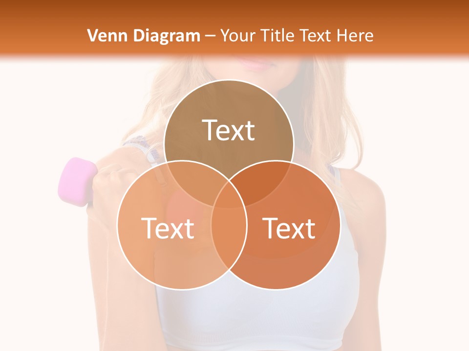 Woman Cauca Ian Exerci E PowerPoint Template