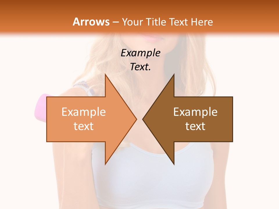 Woman Cauca Ian Exerci E PowerPoint Template