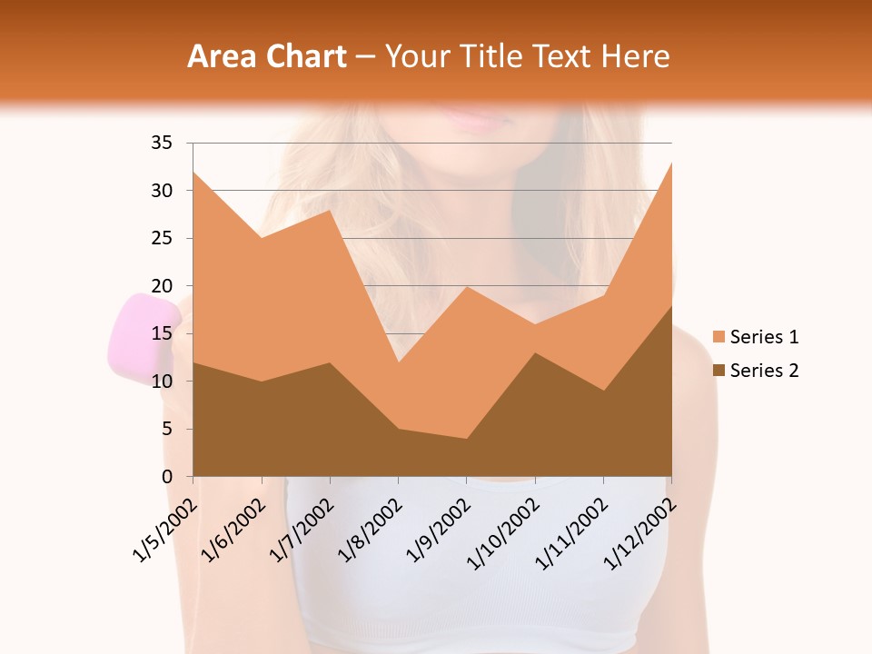 Woman Cauca Ian Exerci E PowerPoint Template