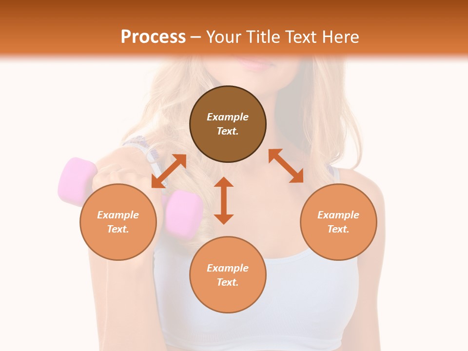 Woman Cauca Ian Exerci E PowerPoint Template