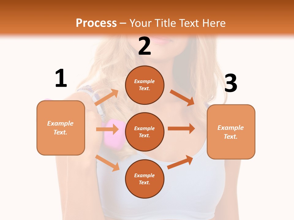 Woman Cauca Ian Exerci E PowerPoint Template