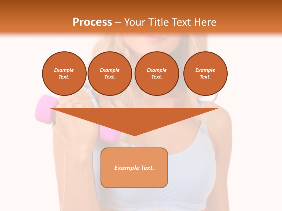 Woman Cauca Ian Exerci E PowerPoint Template