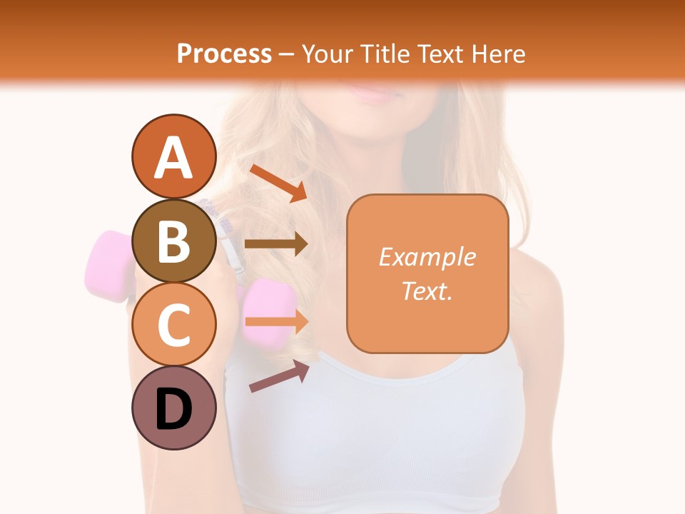 Woman Cauca Ian Exerci E PowerPoint Template