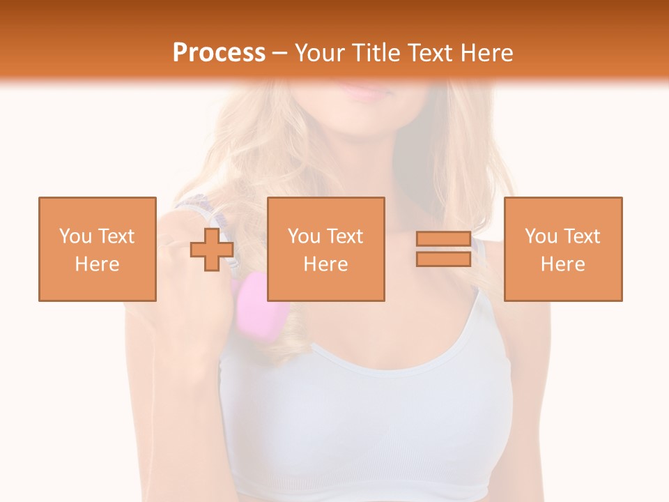 Woman Cauca Ian Exerci E PowerPoint Template