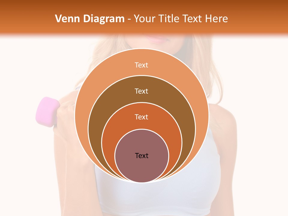 Woman Cauca Ian Exerci E PowerPoint Template