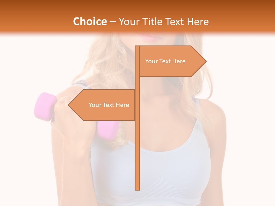 Woman Cauca Ian Exerci E PowerPoint Template