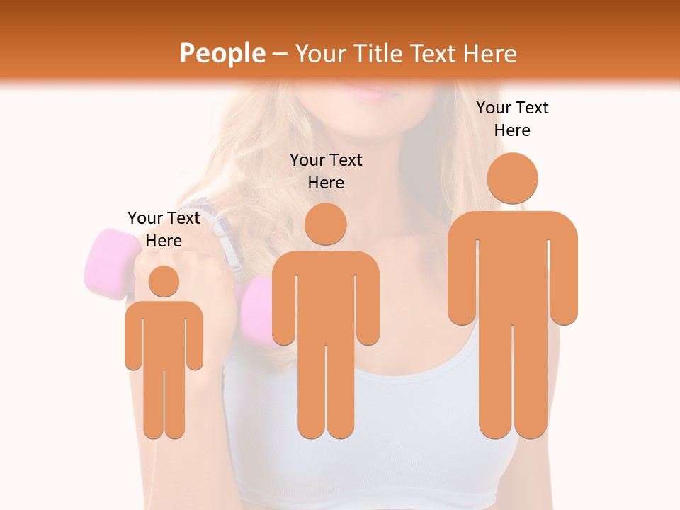 Woman Cauca Ian Exerci E PowerPoint Template