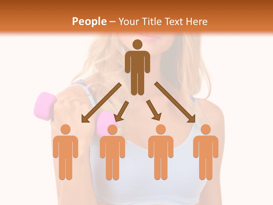 Woman Cauca Ian Exerci E PowerPoint Template