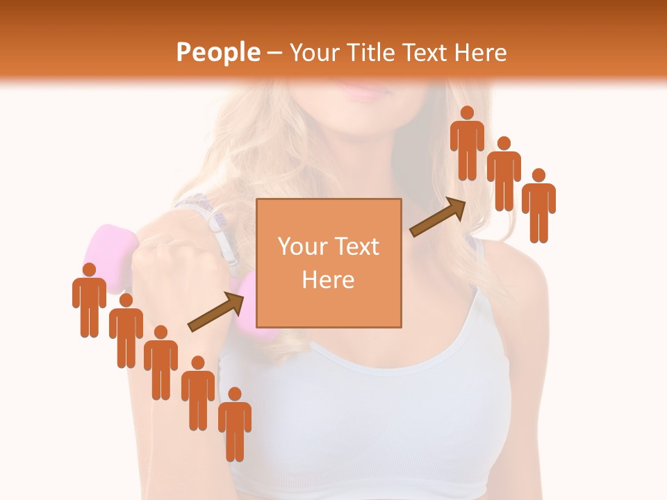 Woman Cauca Ian Exerci E PowerPoint Template