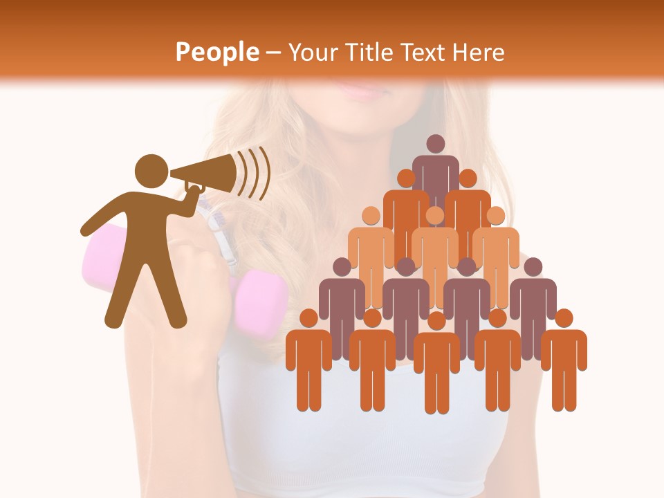 Woman Cauca Ian Exerci E PowerPoint Template