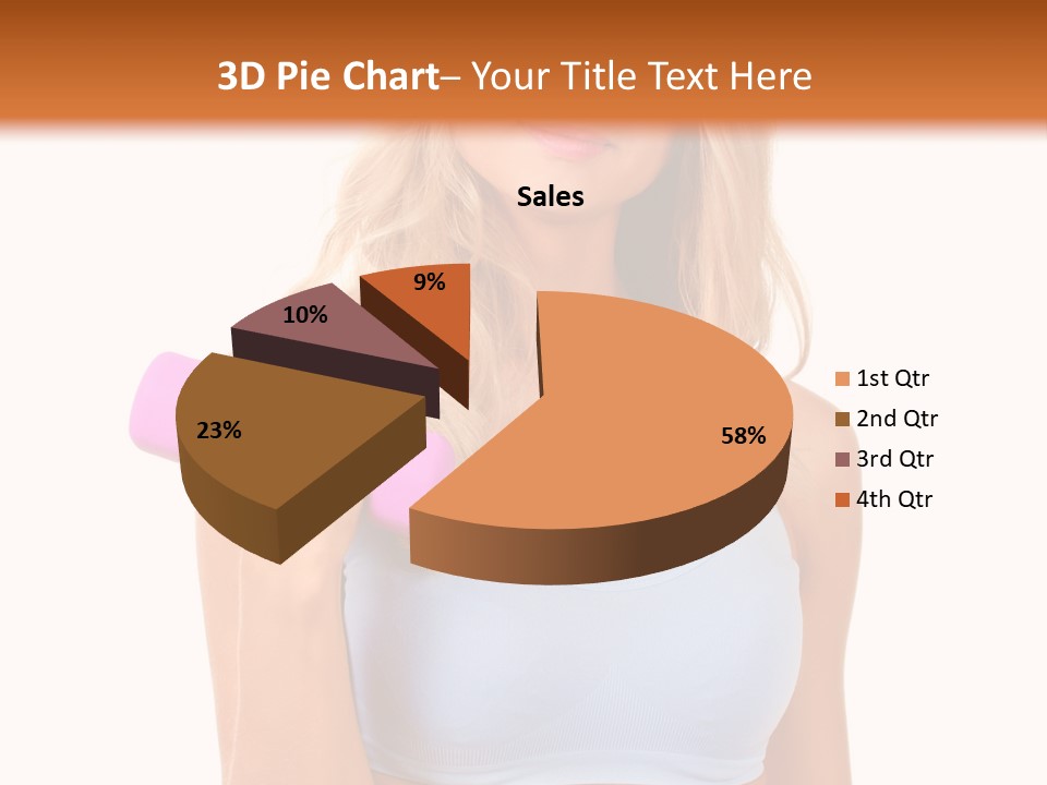 Woman Cauca Ian Exerci E PowerPoint Template