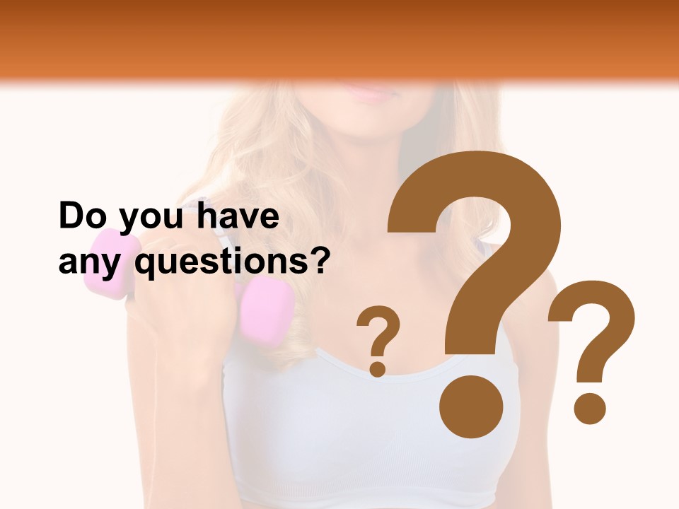 Woman Cauca Ian Exerci E PowerPoint Template