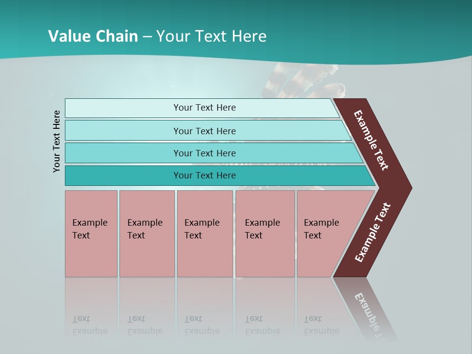 Underwater Blue Colour PowerPoint Template