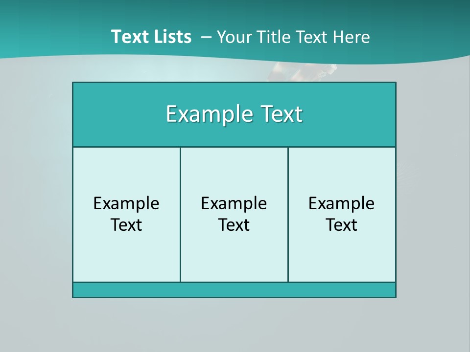 Underwater Blue Colour PowerPoint Template