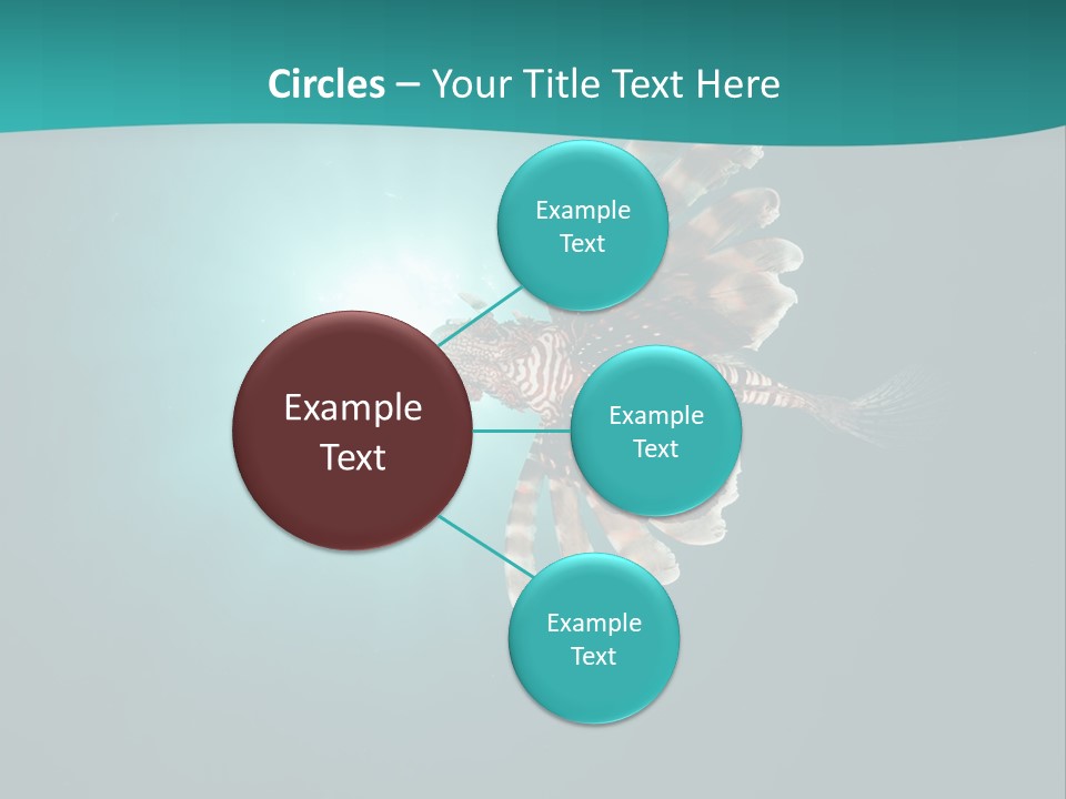 Underwater Blue Colour PowerPoint Template