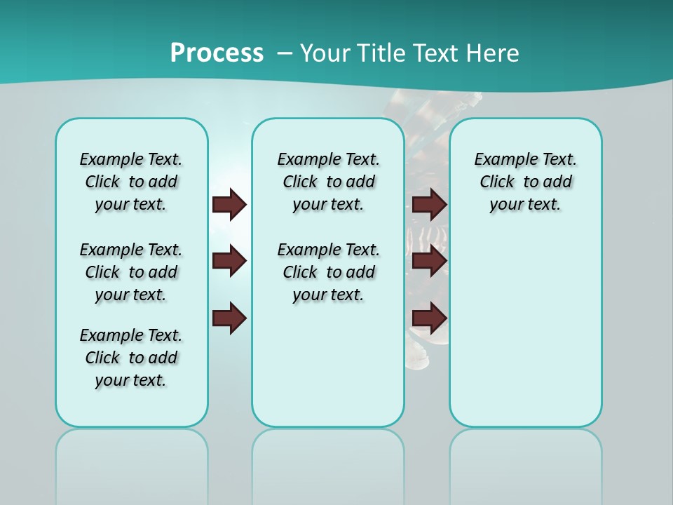 Underwater Blue Colour PowerPoint Template