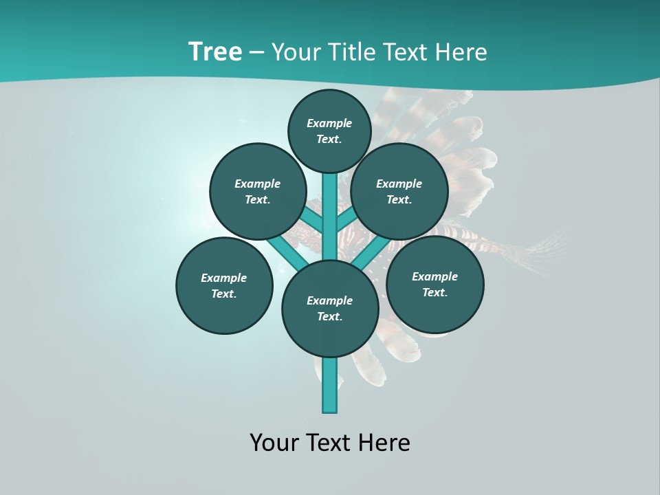 Underwater Blue Colour PowerPoint Template