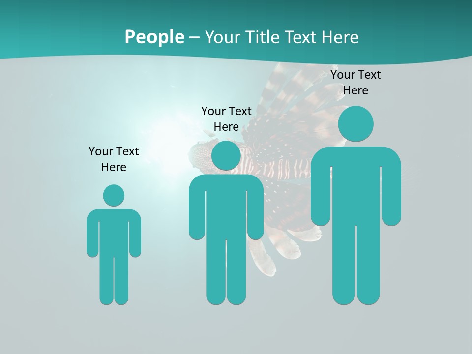 Underwater Blue Colour PowerPoint Template