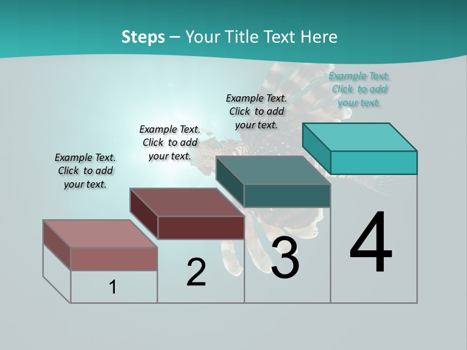 Underwater Blue Colour PowerPoint Template