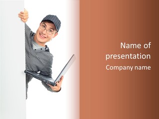 Internet Casual White PowerPoint Template