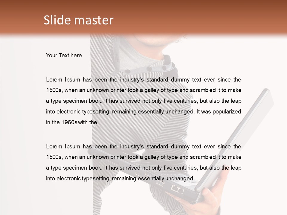 Internet Casual White PowerPoint Template