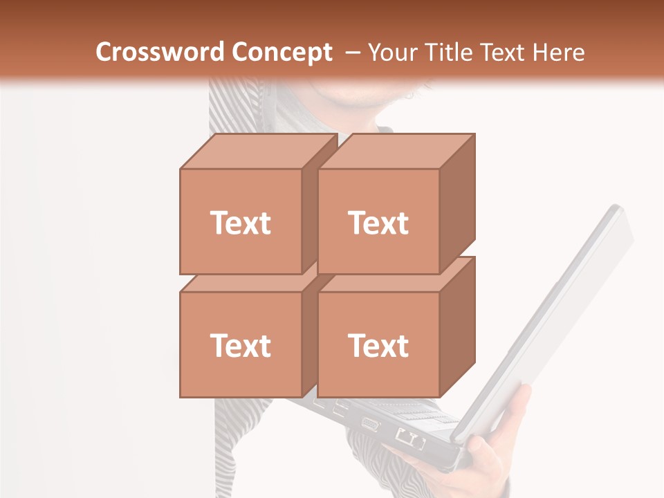Internet Casual White PowerPoint Template