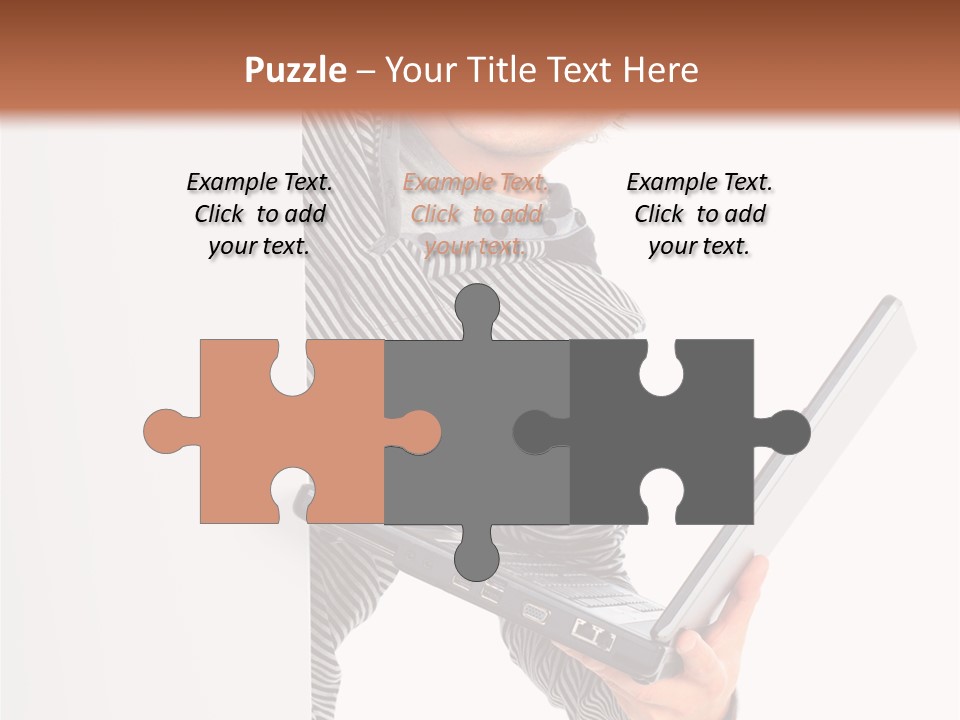 Internet Casual White PowerPoint Template