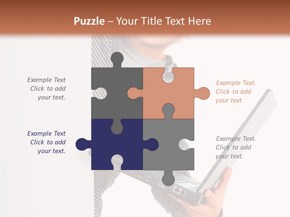Internet Casual White PowerPoint Template