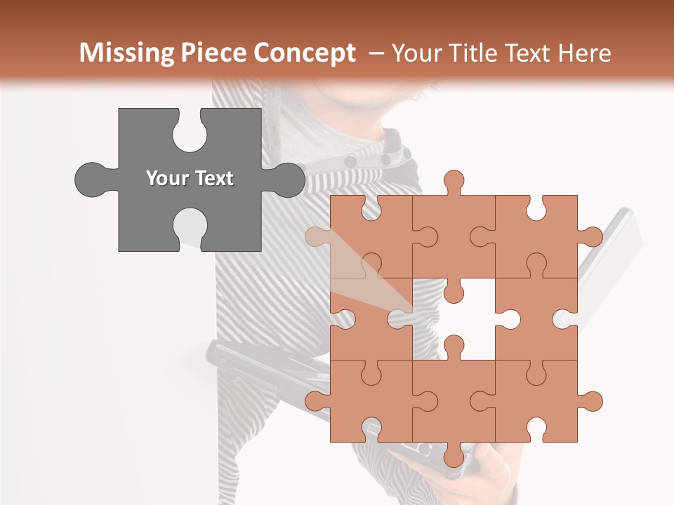 Internet Casual White PowerPoint Template