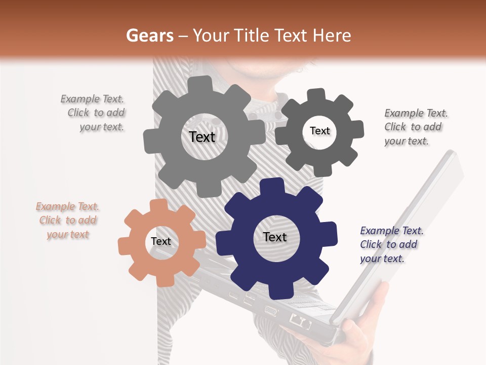 Internet Casual White PowerPoint Template