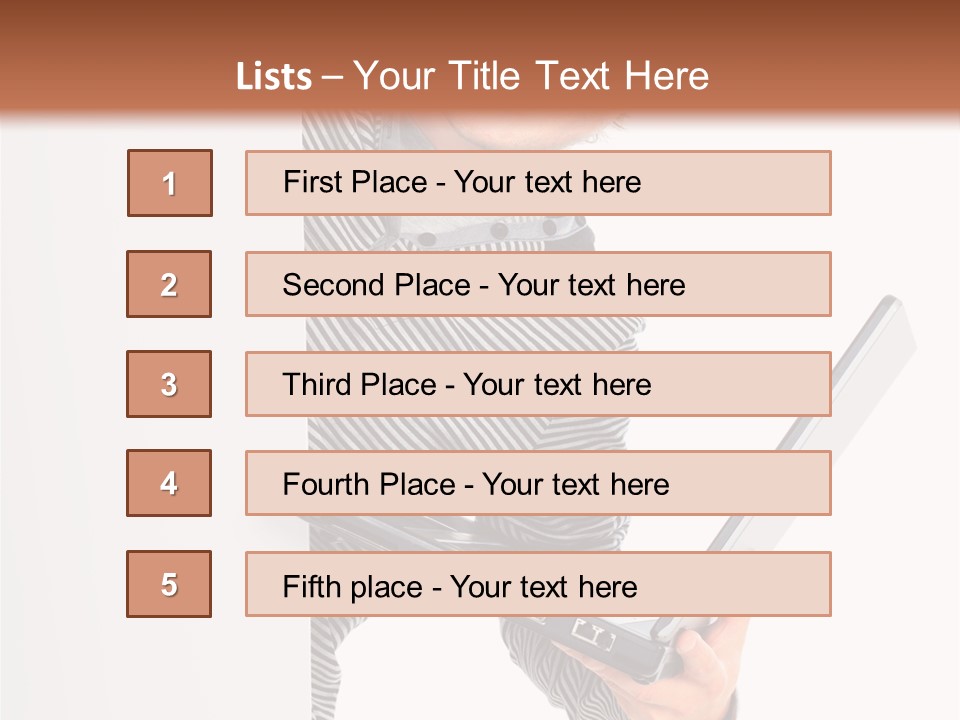Internet Casual White PowerPoint Template