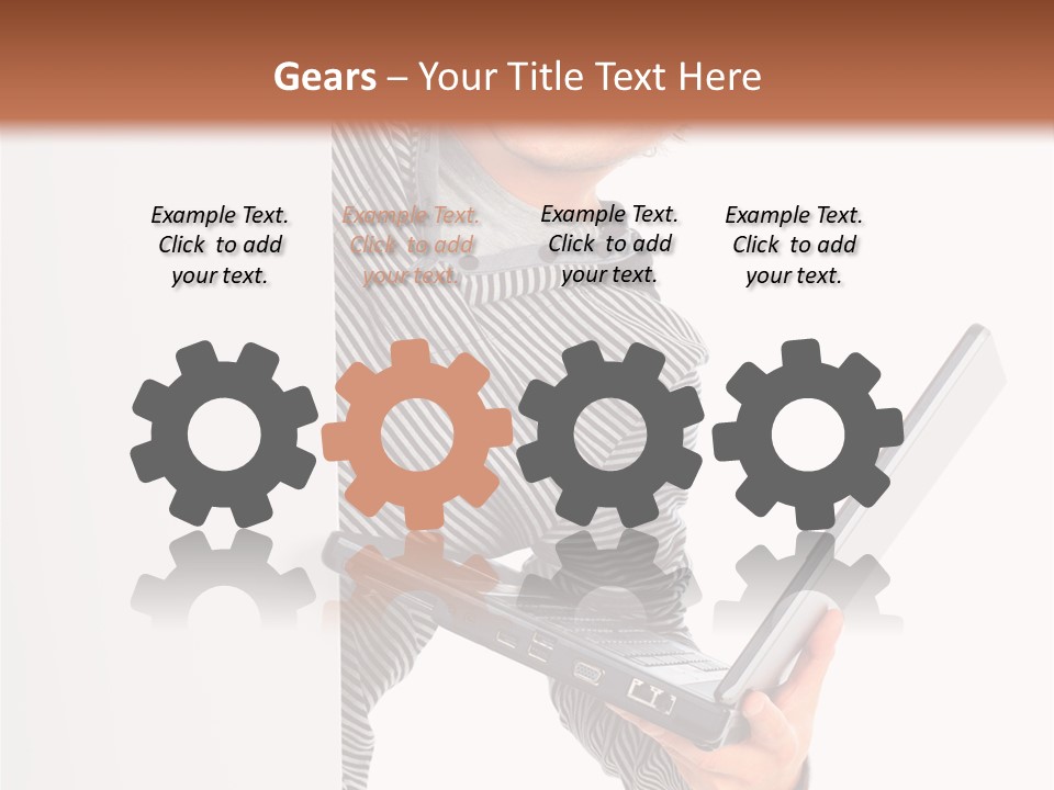 Internet Casual White PowerPoint Template