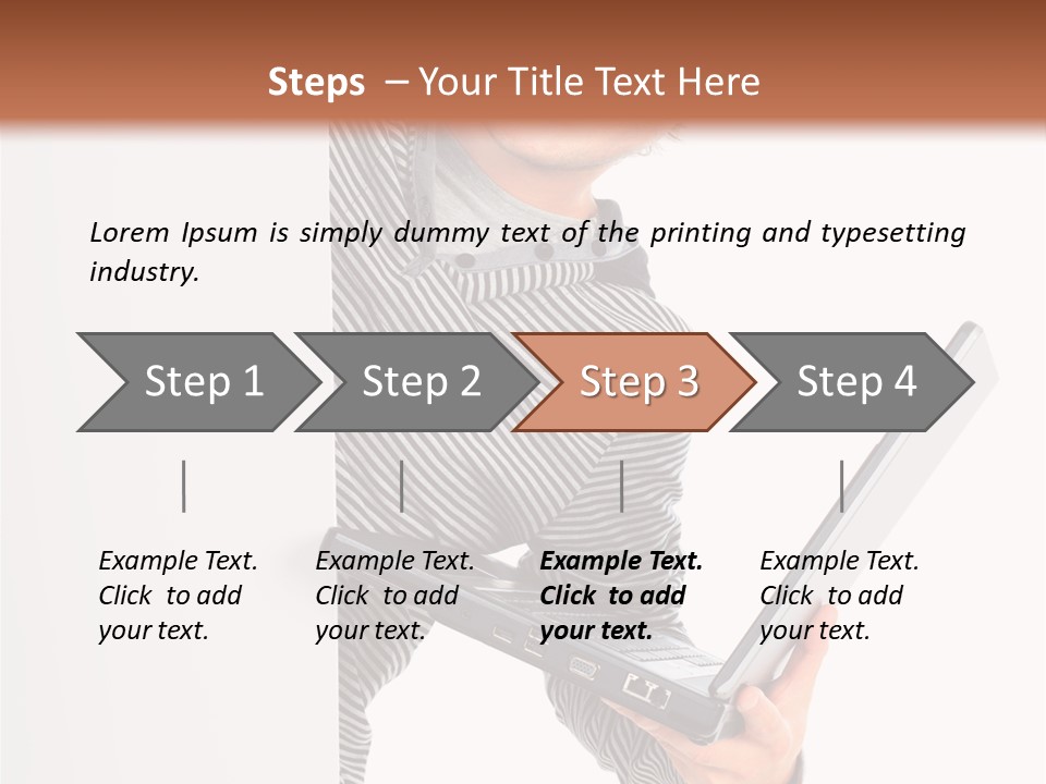 Internet Casual White PowerPoint Template
