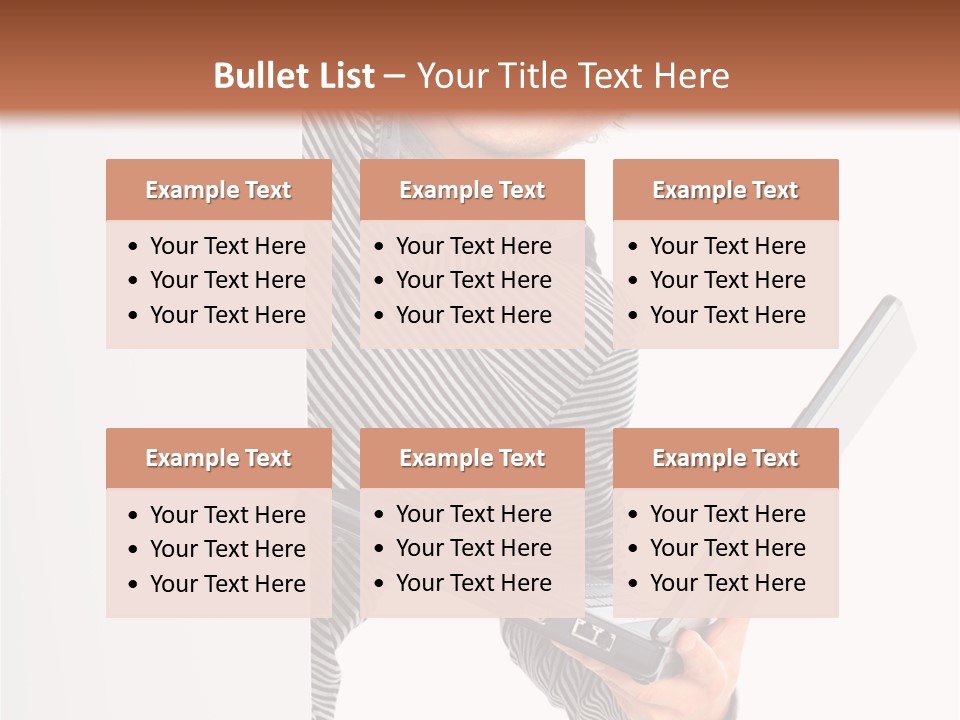 Internet Casual White PowerPoint Template