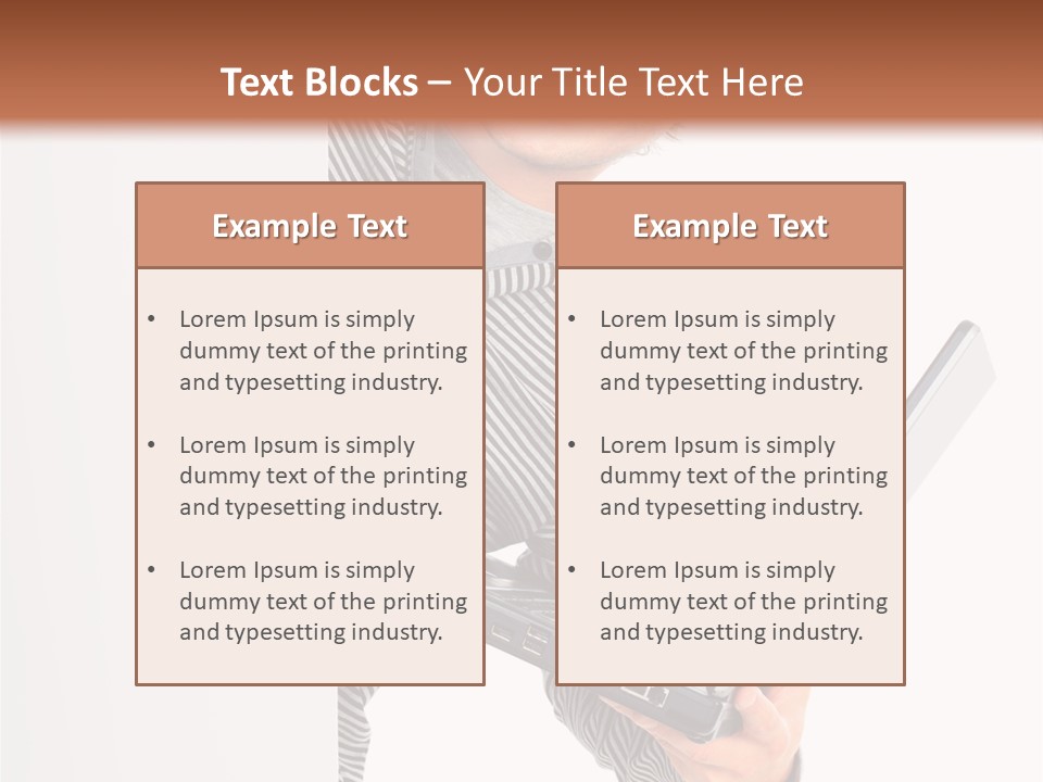 Internet Casual White PowerPoint Template
