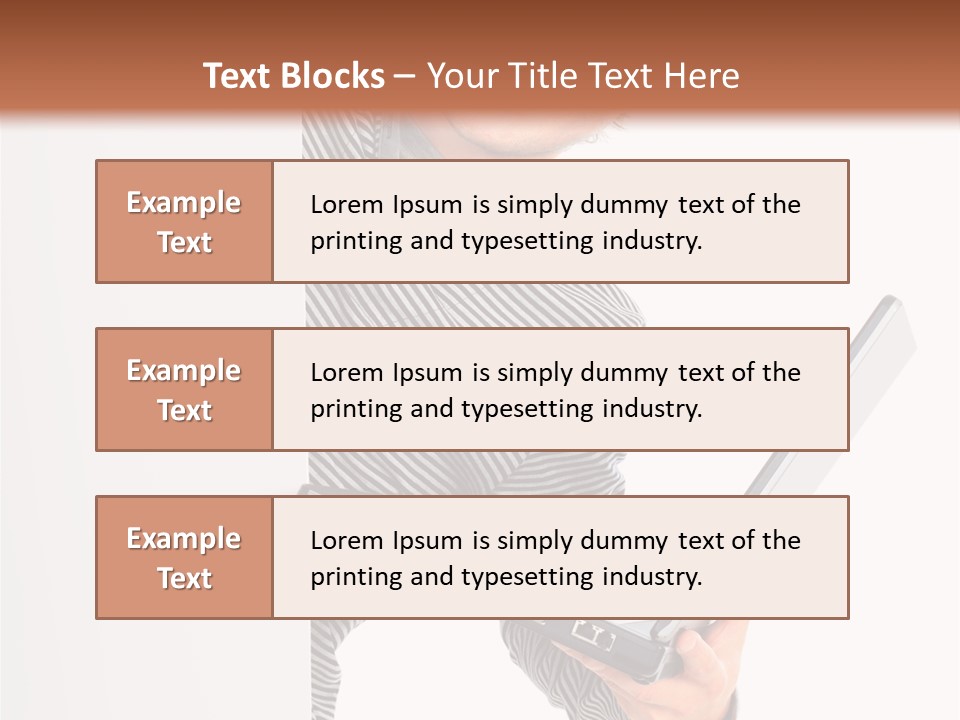 Internet Casual White PowerPoint Template