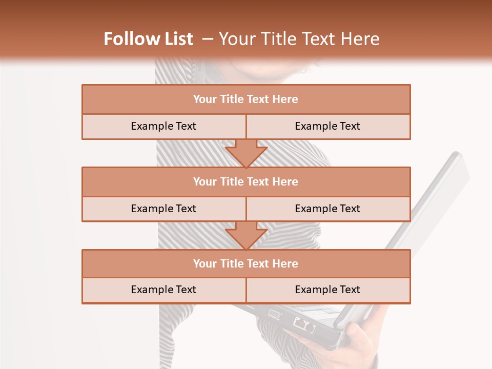Internet Casual White PowerPoint Template